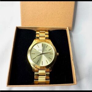 Michael Kors Men's Gold Stainless Steel Bracelet Watch MK3179